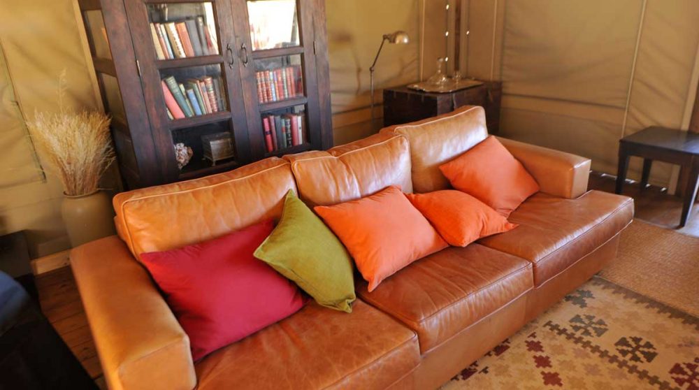 Canapé au Wolwedans Boulders Camp