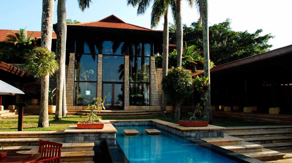 La piscine du Zimbali Lodge