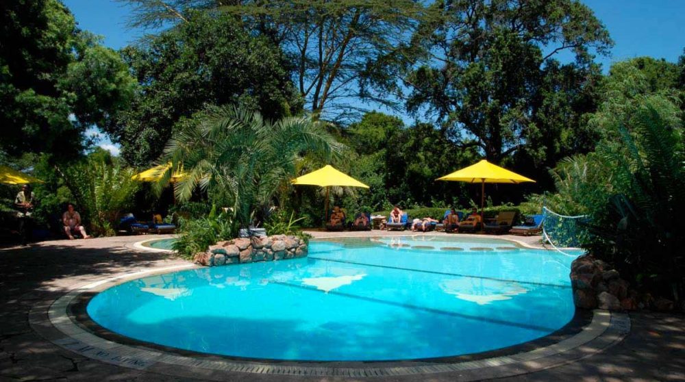 La piscine au Kenya