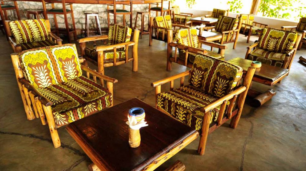 Autre vue du salon à Zanzibar