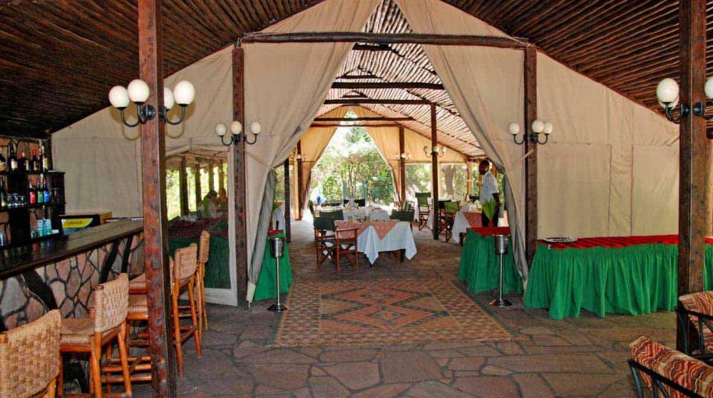 Autre vue du bar dans le Masai Mara