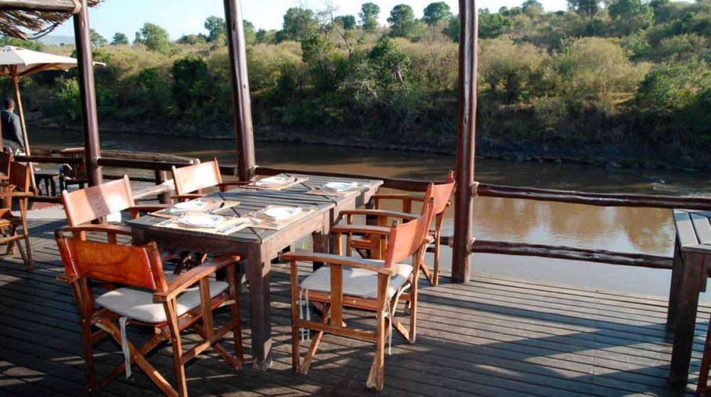 Vue sur la rivière au Kenya