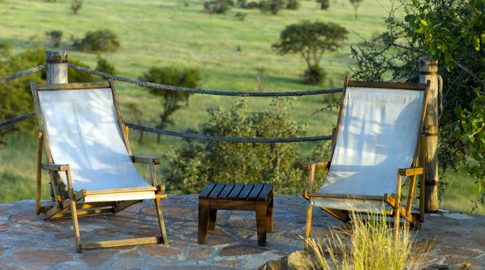 Détente sur la terrasse en Tanzanie