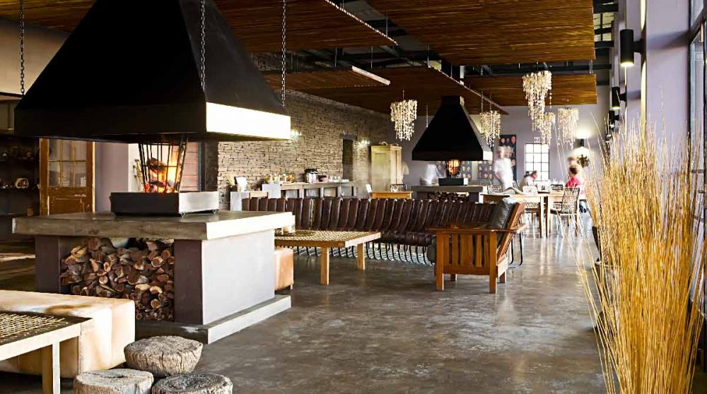 La salle à manger en Namibie