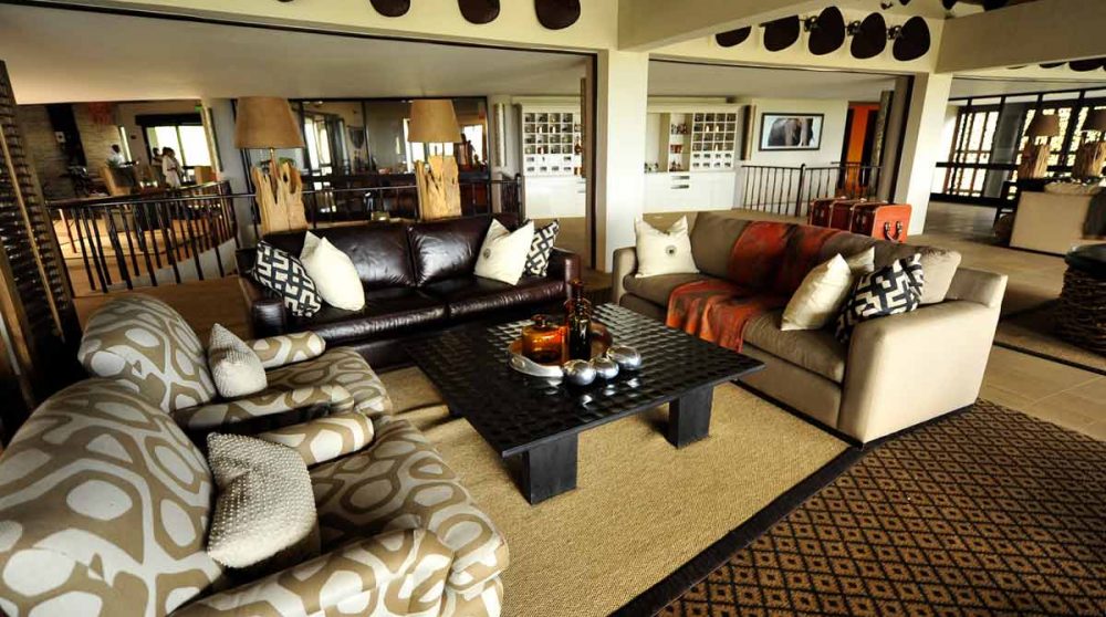 Un autre salon du lodge en Tanzanie