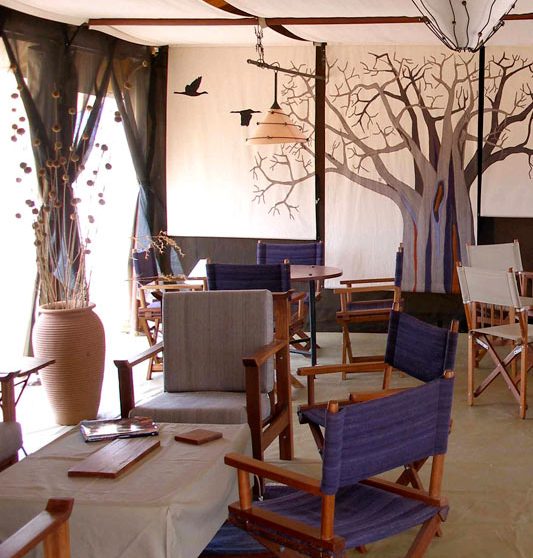 Une autre vue du lounge en Tanzanie