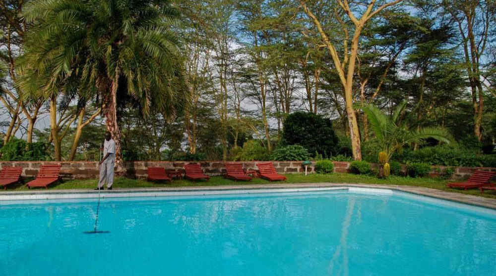 La piscine au Kenya