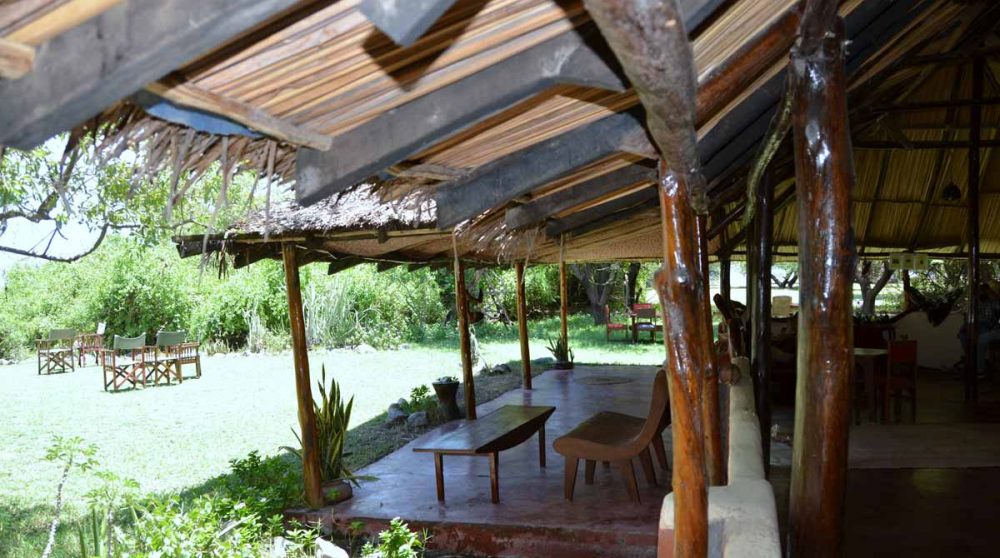 Autre vue de la terrasse en Tanzanie