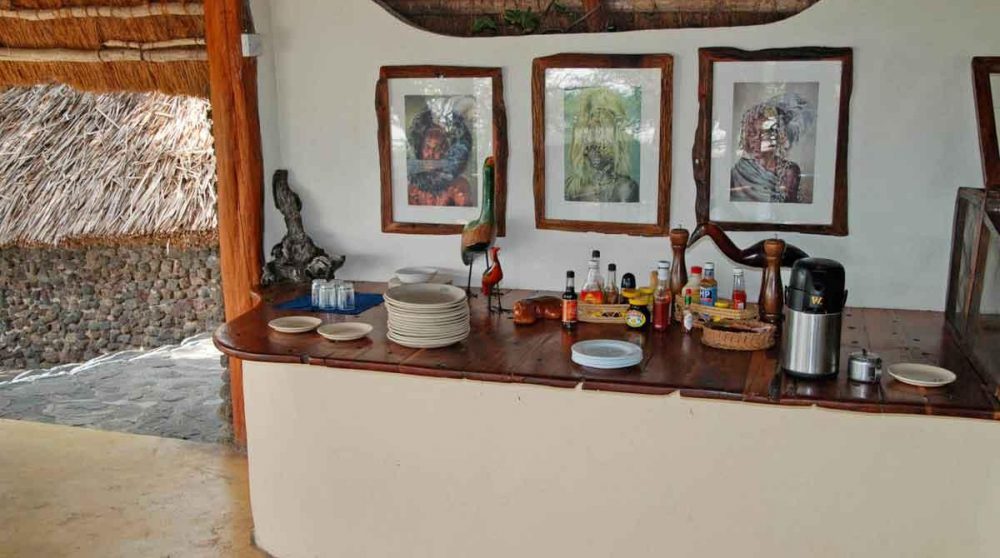 Une colation au restaurant au Kenya