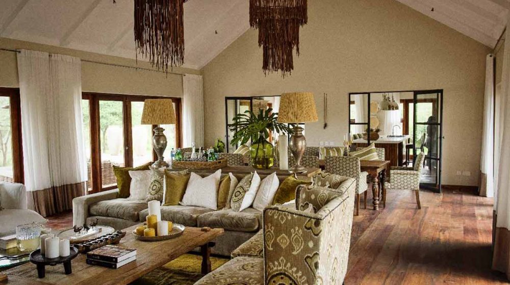 Autre vue du salon du Siringit Villa