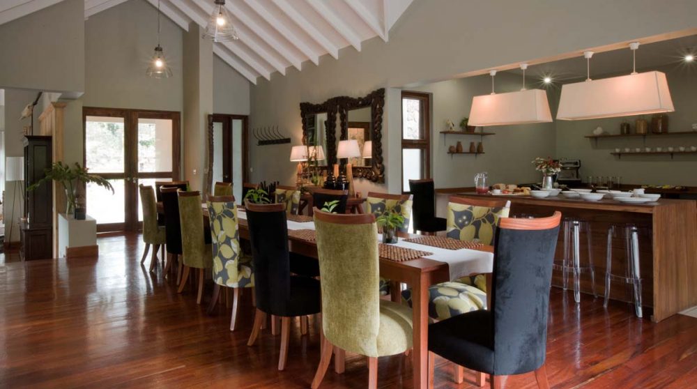 Autre vue de la salle à manger en Tanzanie