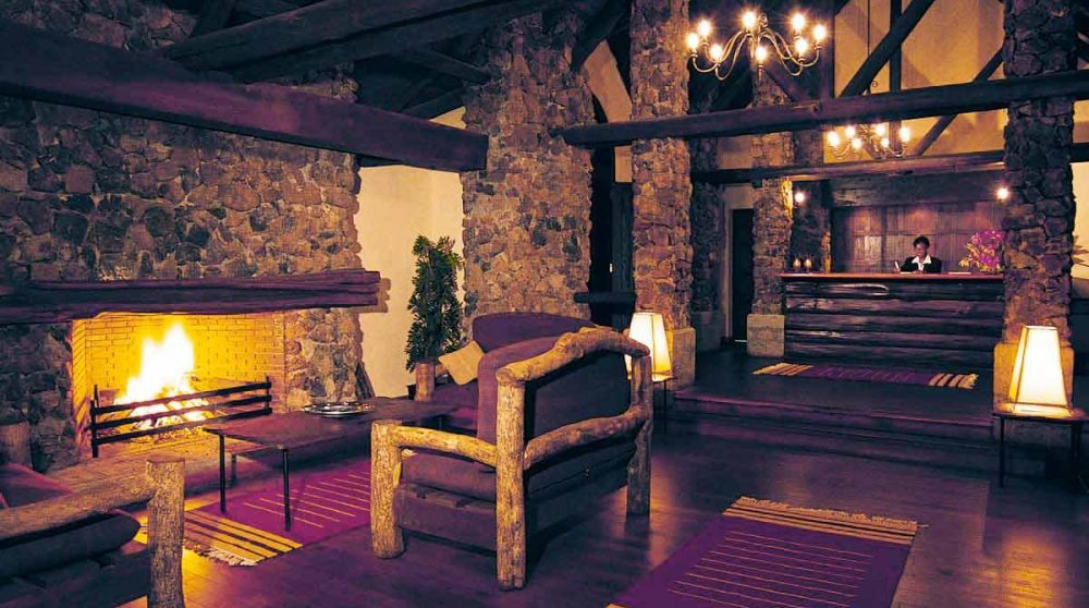 L'intérieur du lodge au Kenya