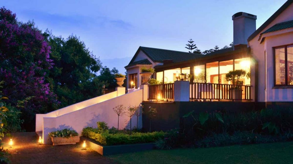 Le salon le soir dans le Mpumalanga