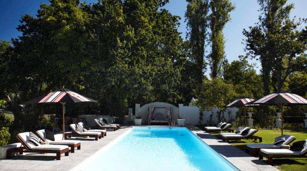 La piscine en Afrique du Sud