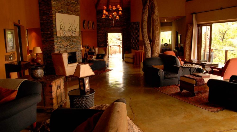 L'intérieur de l'hôtel en Afrique du Sud