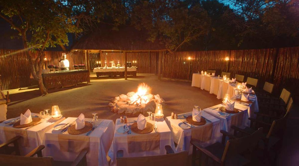 Le boma pour des dîners à la belle étoile