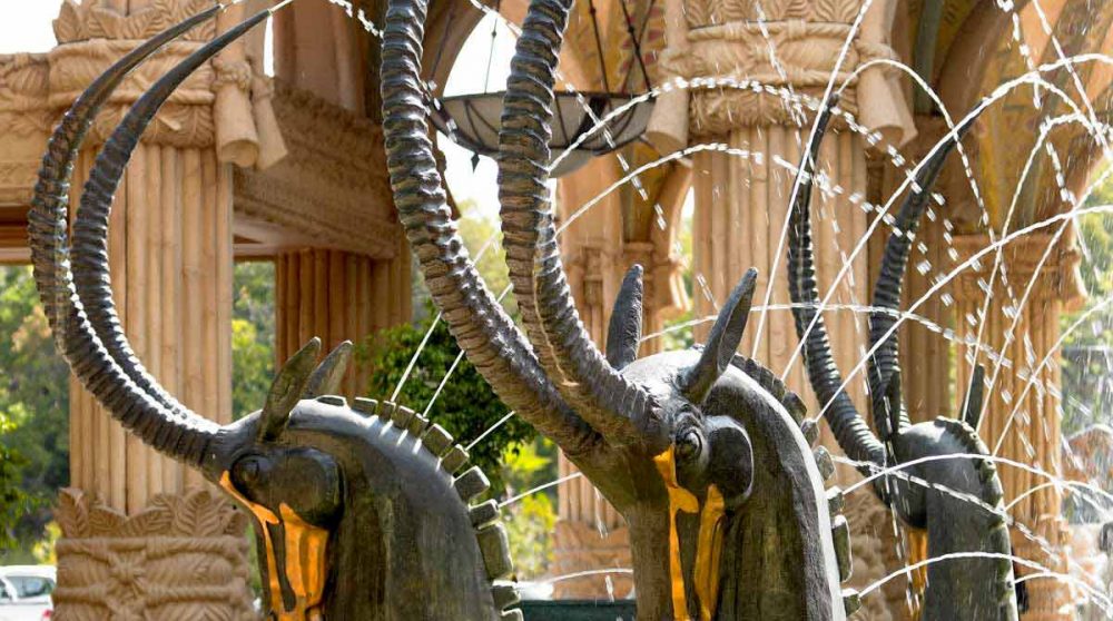 Décoration de l'hôtel en Afrique du Sud