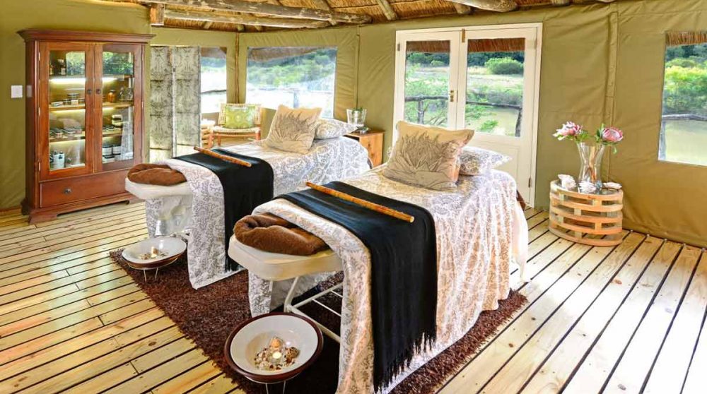 La salle de massage en Afrique du Sud