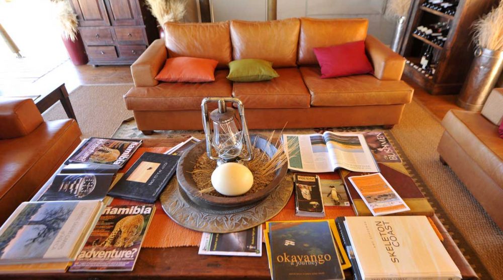 Autre vue du salon en Namibie
