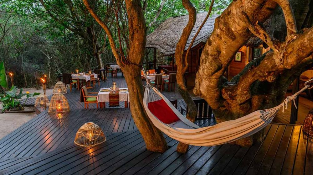 La terrasse dans le Kwazulu Natal