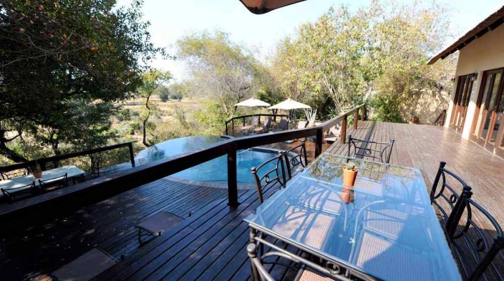 La terrasse en Afrique du Sud