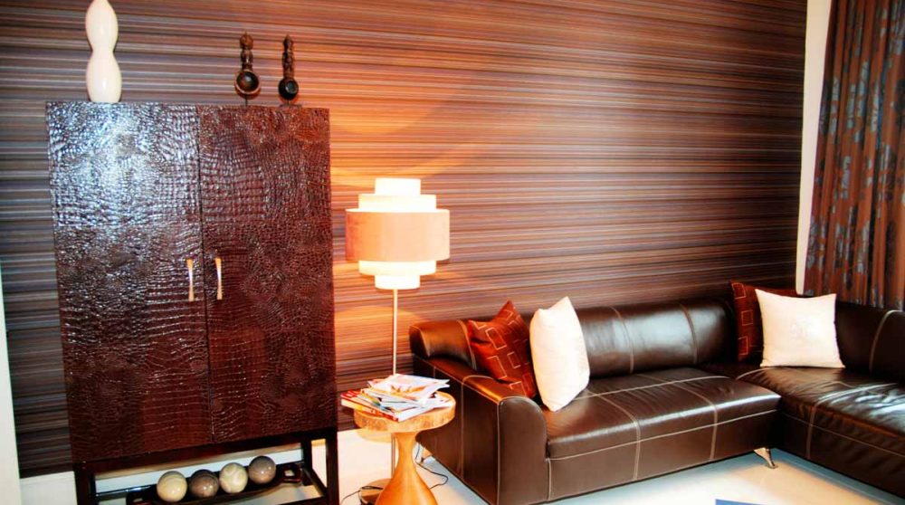 Le salon de l'hôtel en Afrique du Sud