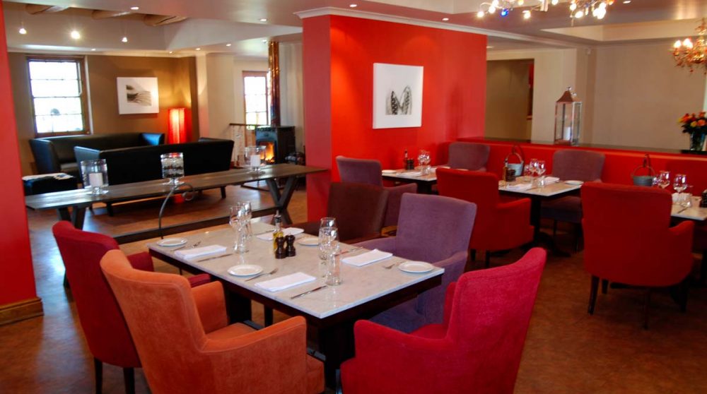 Des tables au restaurant en Afrique du Sud