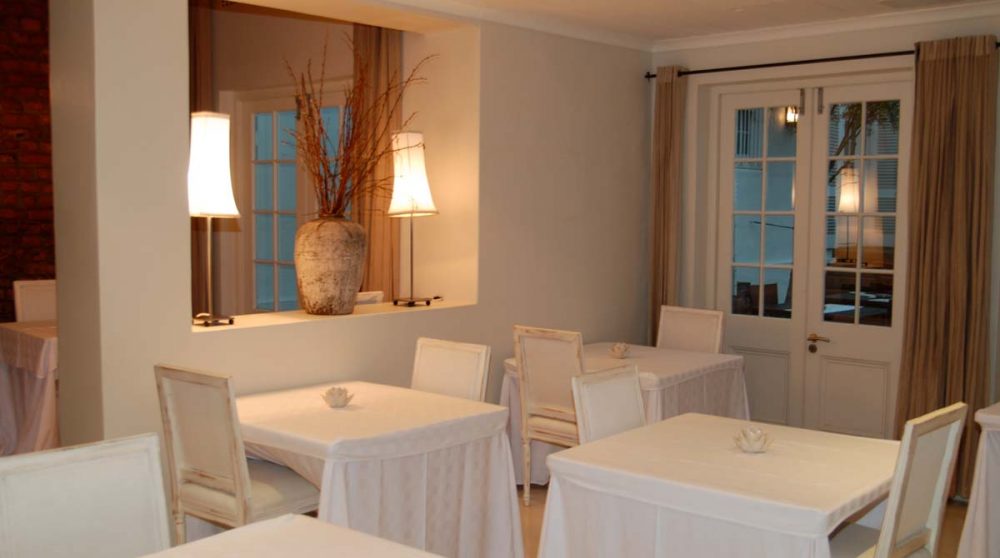 Salle du restaurant en Afrique du Sud