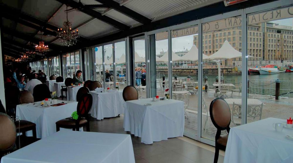 Le restaurant avec vue en Afrique du Sud