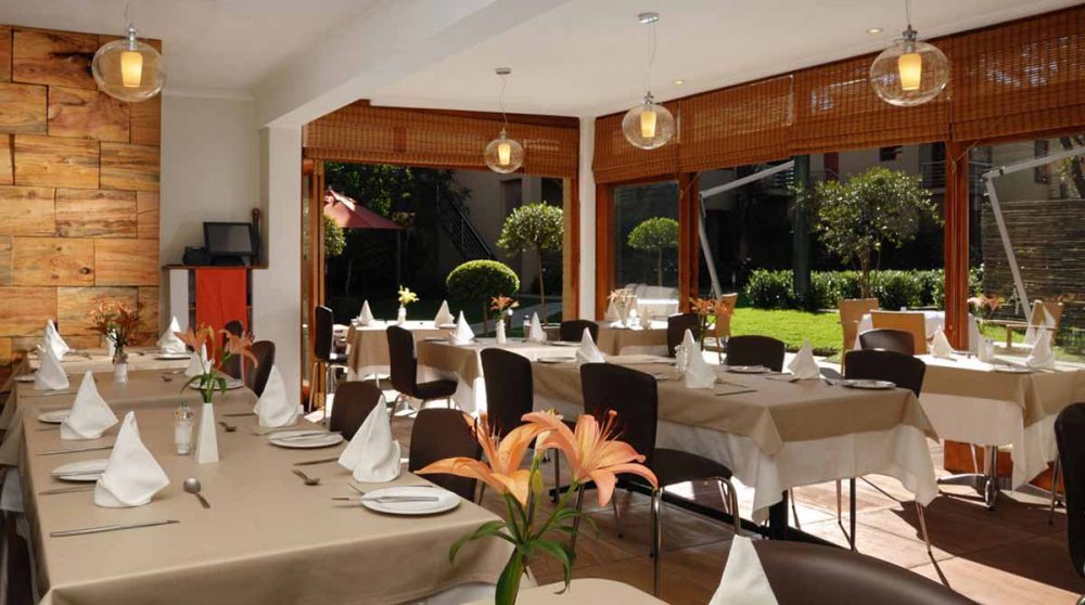 La salle de restaurant à Johannesburg