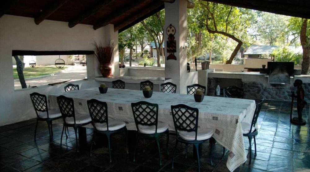 La salle à manger en Afrique du Sud