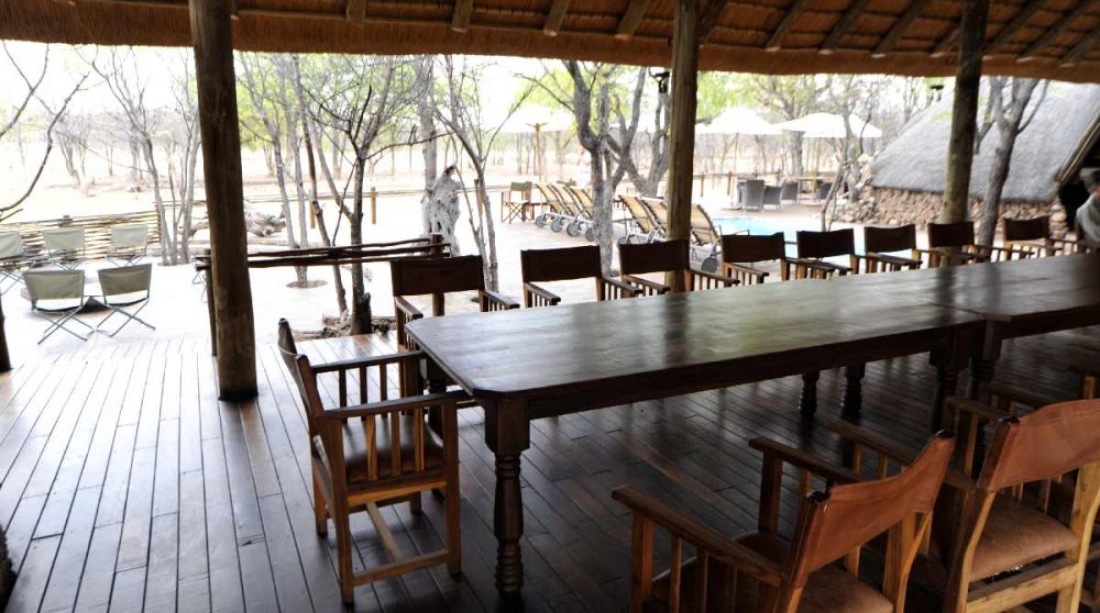 La salle à manger à Etosha