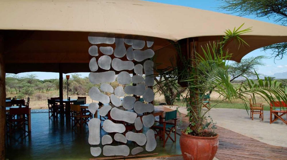 Autre vue de la terrasse au Kenya