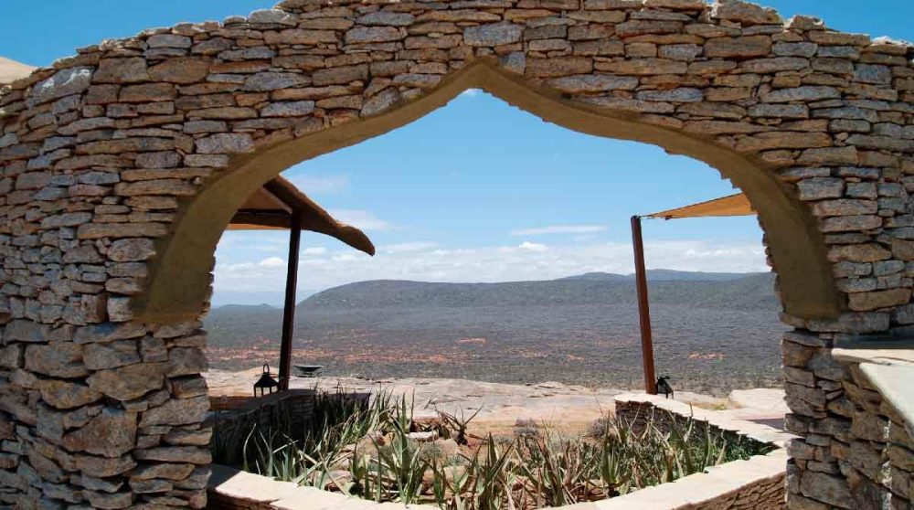 La vue depuis l'hôtel au Kenya