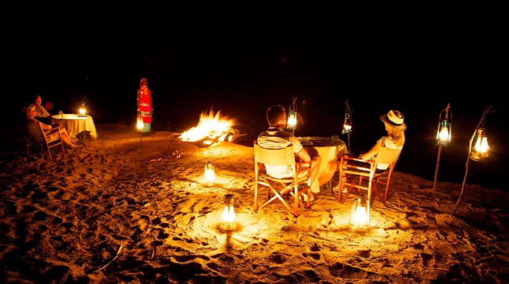 Dîner privé au Kenya