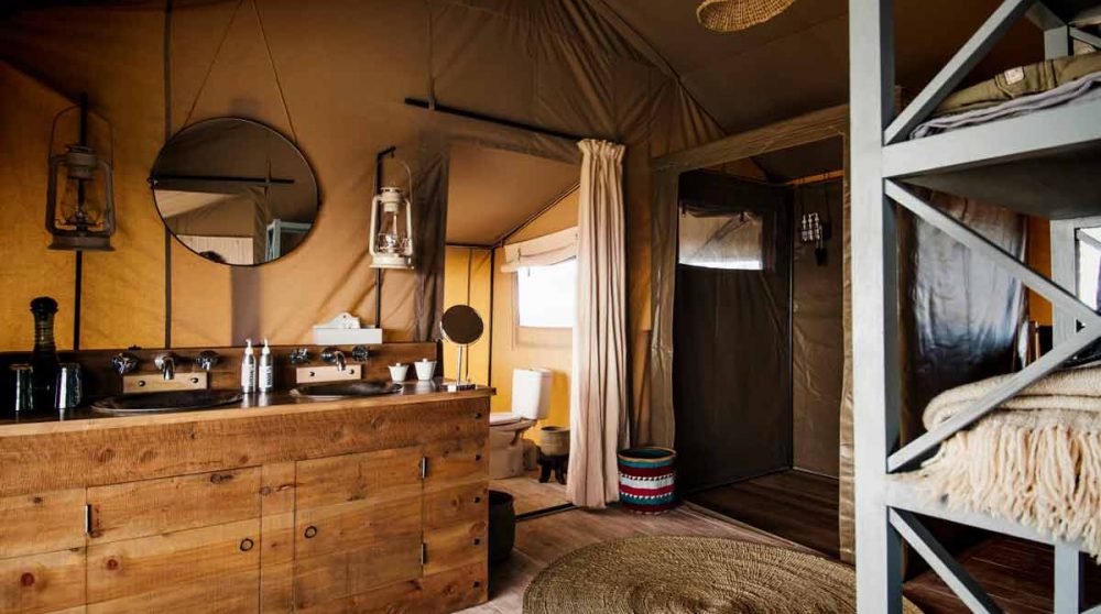 L'une des salles d'eau en Tanzanie