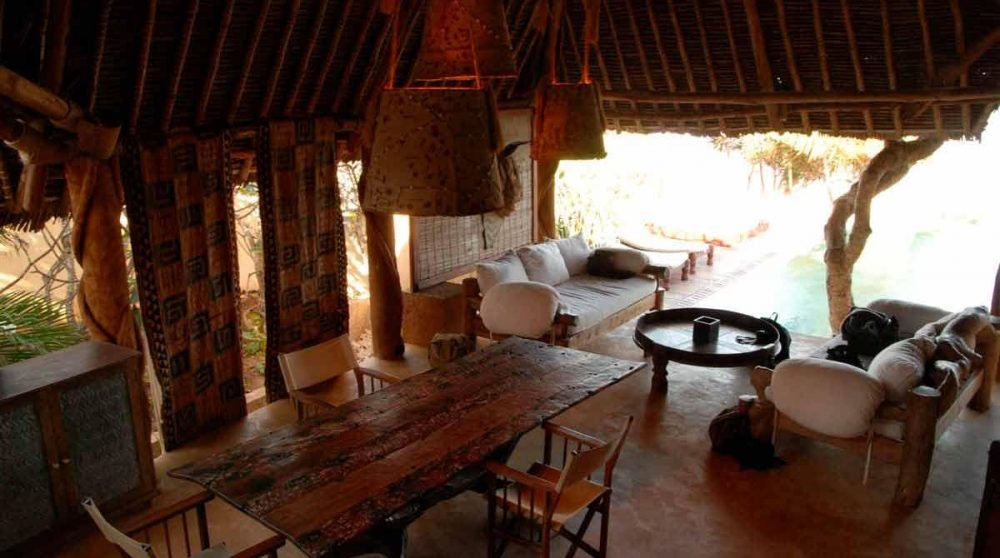 Autre vue du salon au Kenya