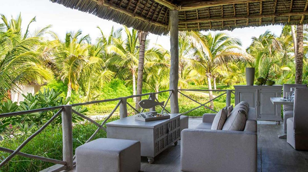 Le salon du Zawadi Hotel