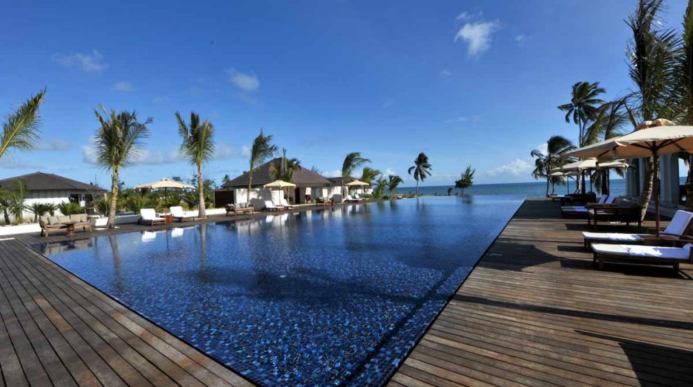 Autre vue de la piscine en Tanzanie