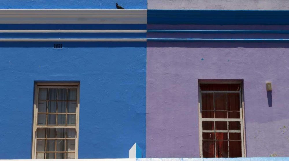 Les maison colorées de Bo Kaap à Cape Town