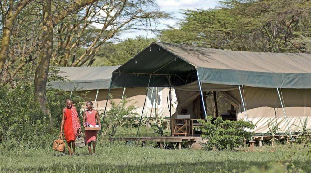 L'accueil à l'arrivée à votre tente