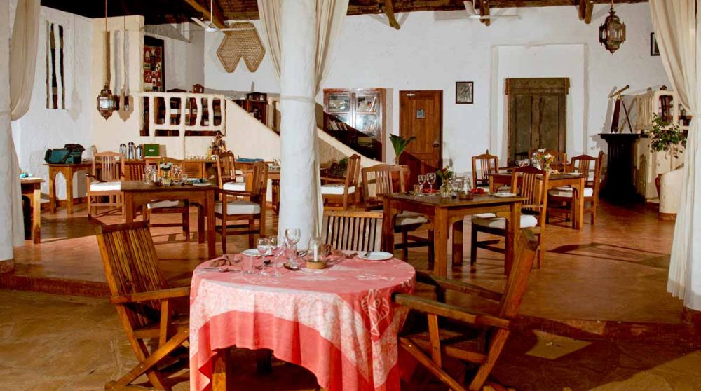 Le restaurant du Fumba Beach Lodge