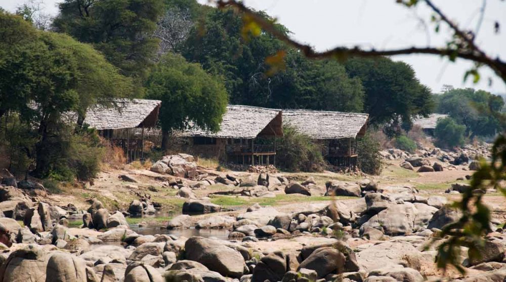 L'extérieur des chambres
