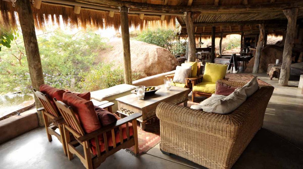 La vue depuis le salon