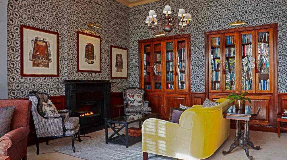 La bibliothèque à Ellerman House