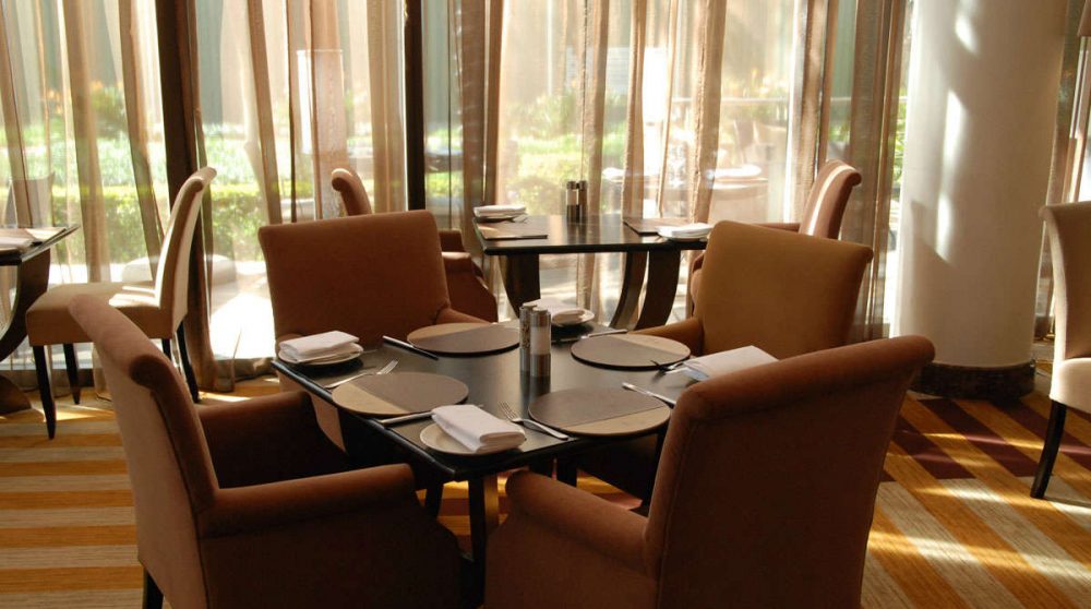 Une table au restaurant