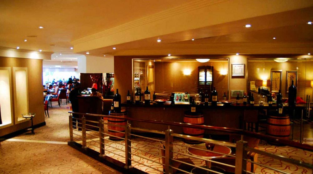 L'entrée du restaurant