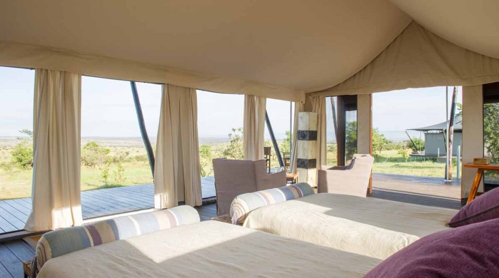 Détail du lit en Tanzanie