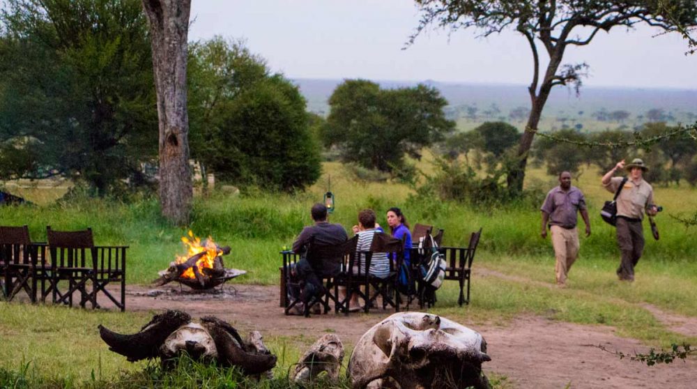 Fin de joiurnée aurtour du fau, afin de se raconter sa journée de safari dans le Serengeti