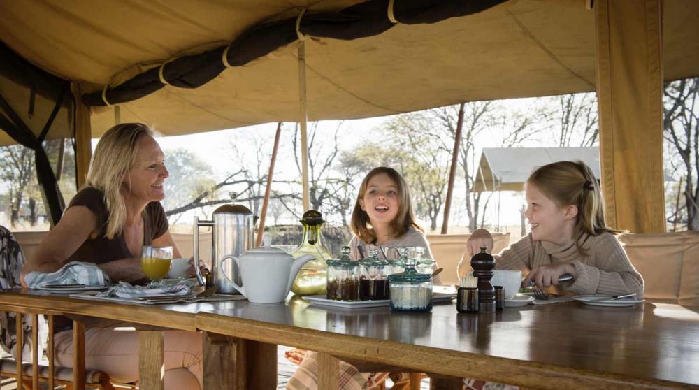 Le petit-déjeuner en famille
